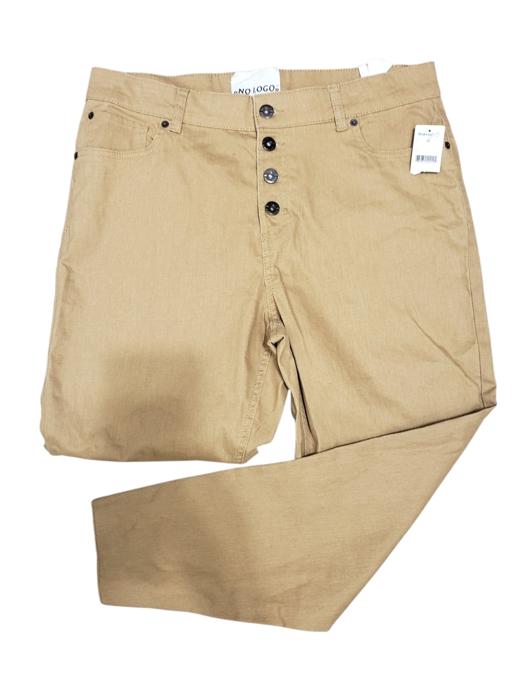 Jeaniologie Khaki Cropped Women's Roxy Pants Size 16